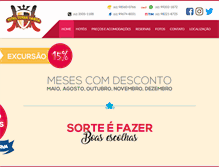 Tablet Screenshot of hotelterrasanta.com.br